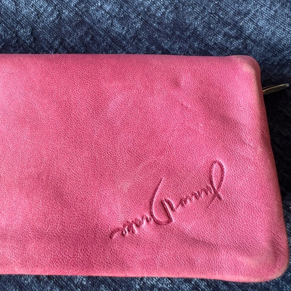 Junior Drake Pink Leather Zip Around Wallet Butter Soft Foldout Organizer - Picture 16 of 16